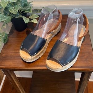 Viscata Barcelona Slingback platforms